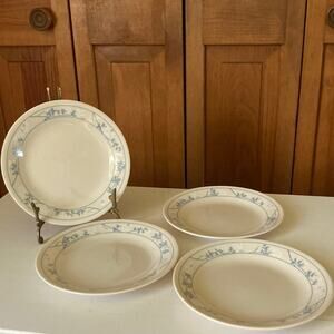 Vintage Corelle “First of Spring” Dessert Plates, Set of 4